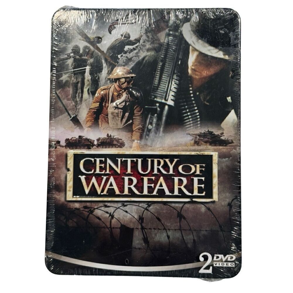 Century of Warfare (DVD, 2007, 2-Disc Set) in Tin box New / Sealed